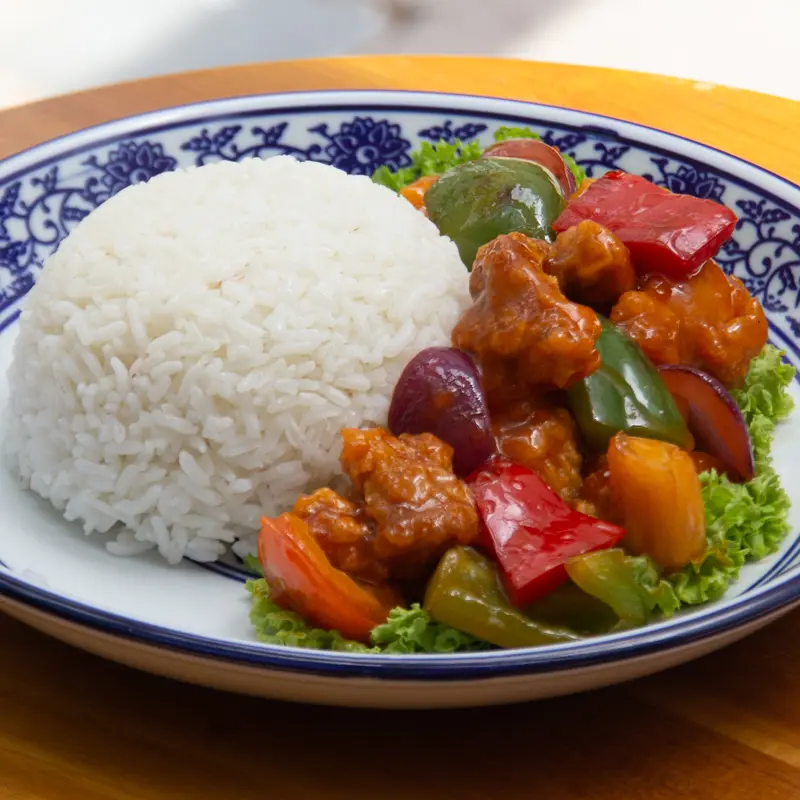 Sweet & Sour Pork / Chicken Rice / Riz porc / poulet aigre-doux